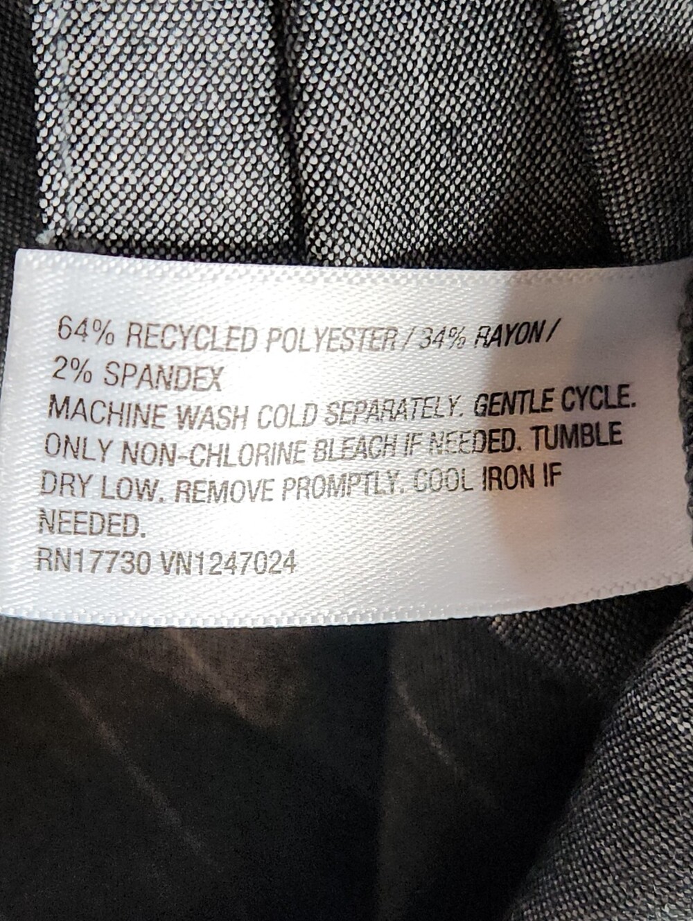 A New Day Women's High-Rise Pleat Front Straight Trousers Size 14 - Picture 5 of 10